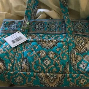 Vera Bradley Totally Turquoise Little Betsy bag
